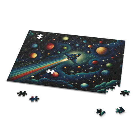 Children's Outer Space Adventure Puzzle (120, 252, 500-Piece)