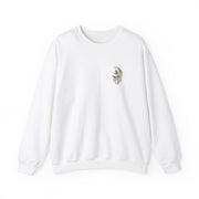 BOHO Floral Butterfly and Moon Unisex Heavy Blend™ Crewneck Sweatshirt