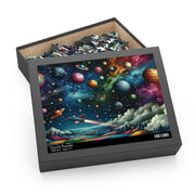 Surreal Solar System Adventure: A Whimsical Puzzle (120, 252, 500-Piece)