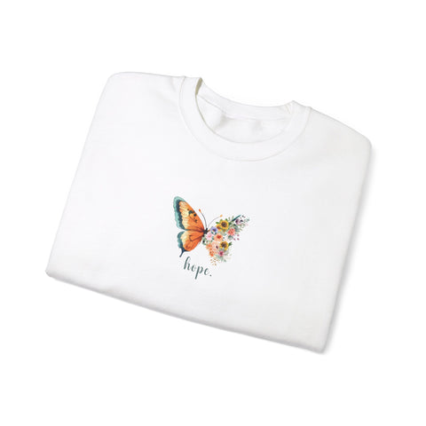 Butterfly Hope Unisex Heavy Blend™ Crewneck Sweatshirt