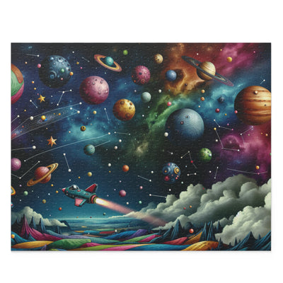 Whimsical Solar System Puzzle (120, 252, 500-Piece)